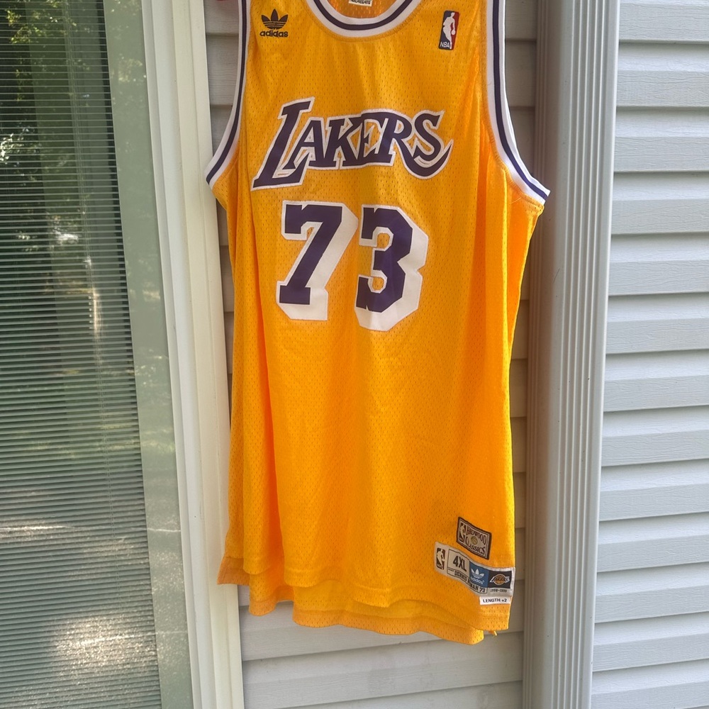 Adidas Lakers Yellow Jersey 4xl